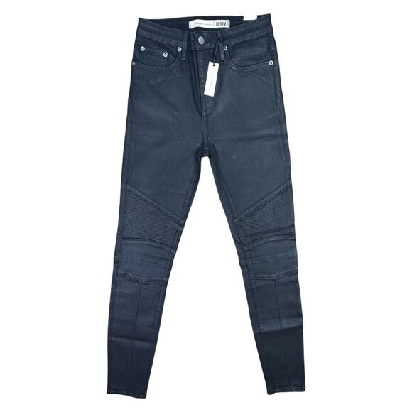 Lovers + Friends Hayden Moto Skinny Jeans - Nelson - Size 27 - Picture 2 of 11